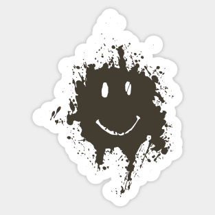 Forrest Muddy Smiley Sticker